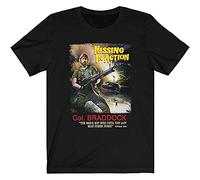 vdk Mod.1 Missing in Action Colonel Braddock Chuck Norris Vietnam War Prisioners 1984 Movie Film T-Shirt L Black