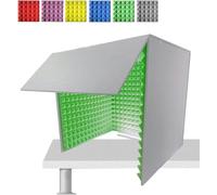 VDLLQYN, Microphone Foam Booth Cube, Foldable Detachable Portable Simple Recording Studio, Colours Available,Portable Simple Recording Studio(Green)