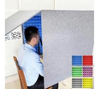 VDLLQYN, Microphone Isolation Booth Box, Sound Isolation Booth Room, High Density Absorbent Foam, Home Studio Booth,Portable Simple Recording Studio(Gris)