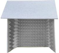 VDLLQYN, Portable Recording Booth, Sound Isolation Booth Room, To Filter Vocal, High Density Absorbent Foam, Studio Recording,Portable Simple Recording Studio(Gris)