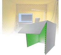 VDLLQYN, Portable Sound Booth/Recording Booth, Sound Isolation Room For Home Studio, Isolation Shield, For Condenser Mic, Studio Sound Recording Sing,Portable Simple Recording Studio(Green)
