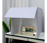 VDLLQYN, Portable Vocal Booth Sound Booth Recording Equipment, For Recording Studio Quality Audio,Portable Simple Recording Studio(Gris)