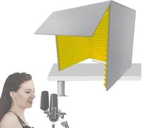 VDLLQYN, Sound Isolation Room For Home Studio, High Density Absorbent Foam, Easy To Assemble,Portable Simple Recording Studio(Yellow)