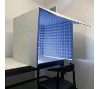 VDLLQYN, Sound Isolation Room For Home Studio, Self Made Sound Booth Box, For Home Office And Studio,Portable Simple Recording Studio(Blue)