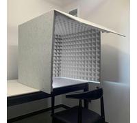 VDLLQYN, Sound Isolation Room For Home Studio, Self Made Sound Booth Box, For Home Office And Studio,Portable Simple Recording Studio(Gris)
