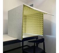 VDLLQYN, Sound Isolation Room For Home Studio, Self Made Sound Booth Box, For Home Office And Studio,Portable Simple Recording Studio(Yellow)