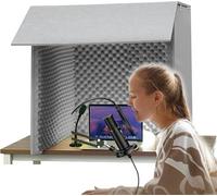 VDLLQYN, Sound Proof Box Microphone Isolation Booth Cube, for Home Studio, Music Recording,Portable Simple Recording Studio