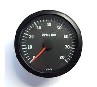 VDO Cockpit Vision Tachometer Rev Counter 100mm 8000U/min Analog New