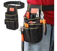 Vdones Tool Belt Bag - Adjustable Small Tool Bag Waist Pouch for Carpenters, Gardeners, Builders, and DIY Enthusiasts