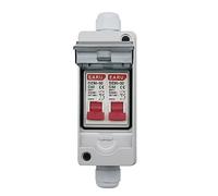 VDOQTLJT 10pcs DZ30-32 DPN 1P+N Mini Circuit Breaker MCB16A 20A 25A 32A Din Rail Mounting Cutout Miniature Household Air Switch Combiner Box(16a)