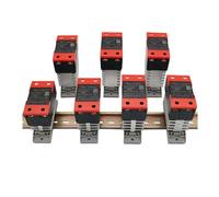 VDOQTLJT Din Rail Heat Sink Single Phase SSR Solid State Relay 10A 25A 40A 60A 80A 100A 120A DC Control AC(AC-AC,60A)