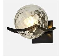 VDOQTLJT Mirror Lamp - Front Light with Glass Shade LED Wall Mid-Century Bathroom Vanity Headlight Compatible with Home Living Room Bedroom Sconce Bedside chan(5V)