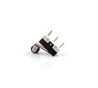 VDOQTLJT Replacement Parts Micro Switches 10pcs Limit Switch Push Button 1A 125V AC Mouse 3Pins Long Handle Roller Lever Arm SPDT 12 * 6 6mm(Kw10-4)