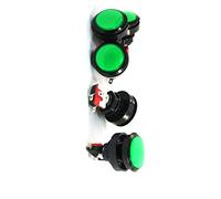 VDOQTLJT Replacement Parts SPST Green Switches Head Momentary Game Machine Arcade Button Micro Pushbutton Switch 5Pcs