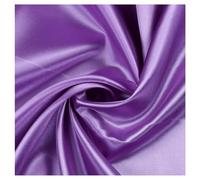 VDS Premium Satin Fabric - 10 Yard - 44" Wide, Smooth Shiny Charmeuse Sateen Cloth Linen for Sewing, Dressmaking, Wedding Party Décor, Backdrop, Costumes, DIY, Crafts & Home Decor - Lavender