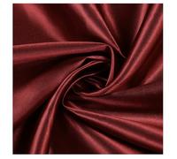 VDS Premium Satin Fabric - 10 Yard - 44" Wide, Smooth Shiny Charmeuse Sateen Cloth Linen for Sewing, Dressmaking, Wedding Party Décor, Backdrop, Costumes, DIY, Crafts & Home Decor - Maroon