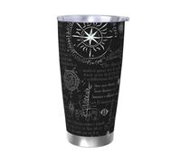 VducK 20 Oz Travel Mug Supernatural Insulated Coffee Cup with Leakproof Lid Reusable Coffee Cups Travel Car Coffee Cup for Hot and Cold