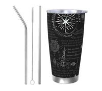 VducK 20 Oz Travel Mug Supernatural Insulated Coffee Cup with Leakproof Lid Reusable Coffee Cups Travel Car Coffee Cup for Hot and Cold