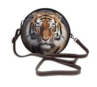 VducK Crossbody Bag for Women Trendy Circle Purse Handbag Tiger Shoulder bags Tote bag