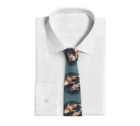 VducK Necktie Men's Ties Business Formal Necktie Tie For Wedding Formal Occasion Flat Koi Fish Neck Tie for Men