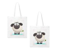 VducK Tote Bag for Women Sheep Tote Bags with Zipper Large Capacity Casual Shoulder Handbags