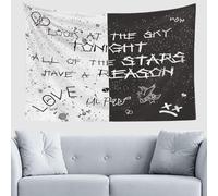 Vdumhid Lil Peep Tapestry Love Rapper Tapestries, Wall Hanging Room Art Home Decoration Gift Bedroom Decor Living Room Door 60''x40''