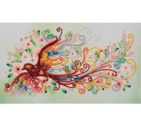 VDV Creative ''Bright Bird Beads Embroidery Kit; Contemporary Embroidery; Gift idea; Needlepoint Design; Decor; Seed Beads Preciosa;