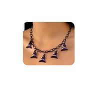 vdwv Gothic Halloween Necklace for Women Vampire Blood Bead Tassel Pendant Necklace Creative Pumpkin Ghost Choker for Witchy Jewelry Halloween Party Costume Accessories, adjustable, Resin, No Gemstone