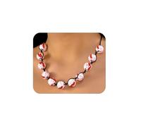 vdwv Gothic Halloween Necklace for Women Vampire Blood Bead Tassel Pendant Necklace Creative Pumpkin Ghost Choker for Witchy Jewelry Halloween Party Costume Accessories, adjustable, Resin, No Gemstone