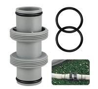 VDYXEW Pool Hose Connector, 38 mm/1.5 Inch, 2-Way Hose Connector Adapter for Intex, Bestway and Other Above Ground Pools Hose