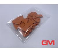 Ve 50x Wago Termination and Intermediate Plate 2004-1292 1 mm Thick Orange