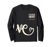 VE Couples Lovers Confession, Proposal with Love Long Sleeve T-Shirt