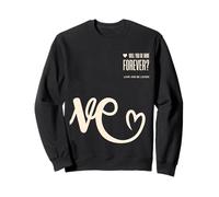 "VE" Couples Lovers Confession, Proposal with Love Sweatshirt