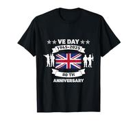 ve day 80th anniversary Flag 2025 V E day celebrations 80th T-Shirt