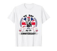 ve day 80th anniversary Flag 2025 V E day celebrations 80th T-Shirt