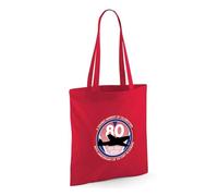 VE Day 80th Anniversary Tote Bag - 1945-2025 Victory in Europe Remembrance Accessory - Perfect for Street Parties, School Assemblies, Veteran Recognition and VE Day Decorations (Design 5, Classic Red)