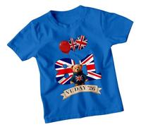 VE Day 81st Anniversary Kids T-Shirt 2026 Union Jack British Flag Victory in Europe Day Tee, WWII Remembrance Costume Top for Boys & Girls, School Celebration #1