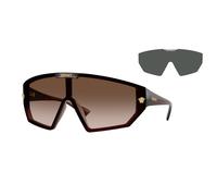 VE4461 533213 Man Sunglasses Injected Brown Brown Geometric Normal Nuanced