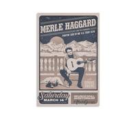 VEADONS Merle Haggard Canvas Poster Artworks Canvas Poster Wall Art Prints Home Modern Decor 20x30inch(50x75cm)