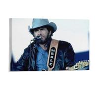 VEADONS Merle Haggard Canvas Poster Poster Print Art Wall Painting Canvas Posters Modern Bedroom Decor 24x36inch(60x90cm)