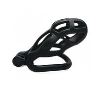 VeagleFly Cobra Chastity Cage Cock Cage|Adult Sex Toy for Men |Chastity Devices Male Chastity Cage 4 Curved Rings Men Toys (Black, Small)