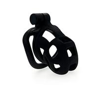 VeagleFly Penis Cage Cobra Adult Sex Toy for Men Chastity Devices Male Chastity Cage 4 Curved Rings Men Toys Black Nano
