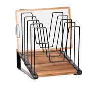 Veal Office File | Inclined Letter Holder for Papers - Compact Space Saver Briefcase for Home Office School & Study - Stylish Document