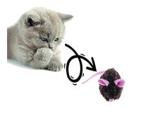 Vealind GiGwi Automatic Moving Mouse Cat Toy with Lifelike Sounds Interactive Smart Plush Indoor Toy for Cats