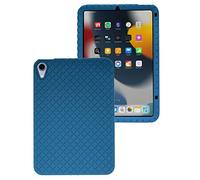 Veamor Mini 7/6 Case Cover, Anti Slip Silicone Flexible Rubber Protective Bumper for Apple iPad Mini 7th A17 Pro/6th Gen 8.3 Inch 2024/2021, Drop Proof/Shockproof (Cosmos Blue)