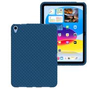 Veamor Silicone Back Case Cover for Apple iPad 11 (A16) 2025 / iPad 10 Gen 2022, 10.9 Inch Anti Slip Rubber Protective Skin Soft Bumper Kids Friendly/Impact Resistant/Shockproof (Cosmos Blue)