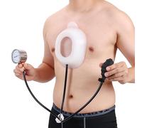 Veanvoky Pectus Excavatum Orthosis Brace, Pectus Excavatum Vacuum Bell, Sternal Depression Support, Thoracic Depression Brace, Sunken Sternum Splint for Adults and Child (S)