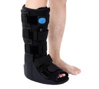 Veanvoky Tall Inflatable Walking Boot, Air Cam Walker Fracture Boot Orthopaedic boot for Sprained Ankle, Air Walker Brace for Broken Foot Achilles Tendon Injury Black (M)