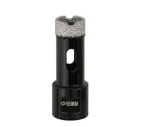 Vearter 18mm Dry Diamond Core Drill Bit, M14 Thread Connection Vacuum Brazed Masonry Hole Saw, Hollow Hole Cutter for Tile, Marble, Granite, Porcelain, Concrete and Quartz Stone