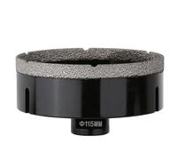 Vearter 1PC 115mm M14 Thread Dry Vacuum Brazed Diamond Drilling Core Bit Ceramic Tile Drill Bits Granite Marble Hole Saw